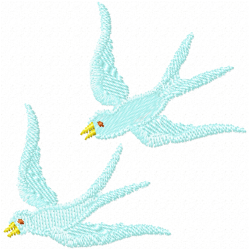 Small Birds Embroidery Design 7 Small Birds Embroidery Design 7
